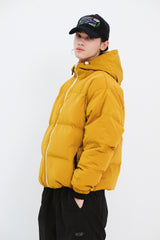 DSXBS LIGHT UP HOODED PADDING JUMPER MUSTARD