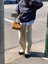 wide pintuck pants