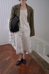 Row classic jacket_khaki beige