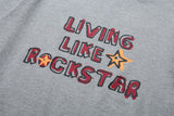 Rockstar Ringer Long Sleeve (Grey)