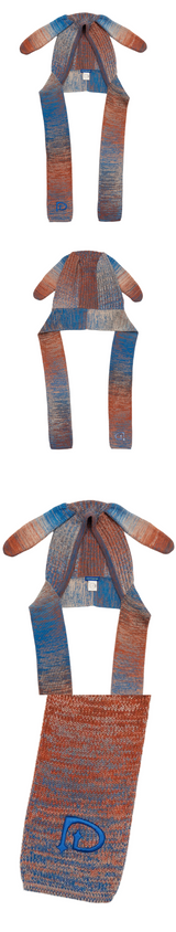 Rabbit Ear Balaclava Muffler(BL+OR)