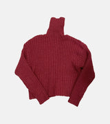 Cozy high-neck over knit