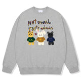 NUSL Fur Animals Sweatshirts - 6COLOR