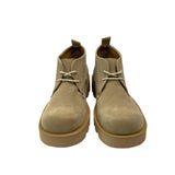 Sand Suede Middle Loafers