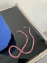 Flamingo Stone Dot Necklace