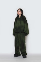 spray-washed string pants