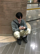 アベックグランジチェックシャツ 2C