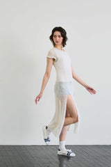 WITTY KNIT ONE-PIECE / IVORY
