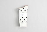 [3PACK] 1507 UNISEX DOT BASIC SOCKS - middle dot ivory colorpack