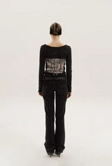 Silhouette tee - black