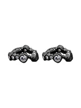 NO.558 [BLACK] HEART CUBIC SPRING EARCUFF