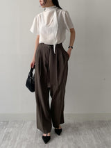 Onion Belted Wide Slacks