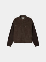 Owen knitwear suede jacket