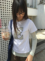ギルティパッチコットン半袖Tシャツ
