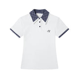 Tori Mood Check Polo Top