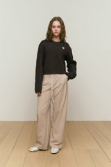 ARCH CHERRY CABLE KNIT [DARK BROWN]