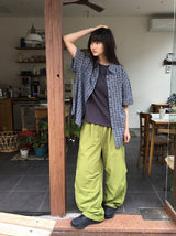 [unisex] Suzuna Basic Color Matching Roll-Up Short Sleeve Tee