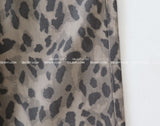 leopard leopard wide long pants
