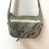 Cooyu Vintage Lace Ribbon Crossbag
