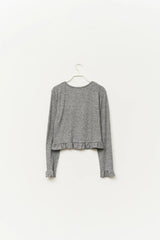(W) Felt Frill Top