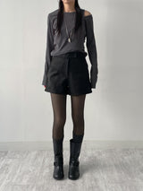 Suede Brushed Shorts