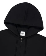 PRAY アップリケ クロップ ジップアップ フーディー