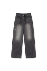 ss cubic pants (black)