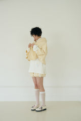 キキヘンリーネックワッフルトップ (WHITE)