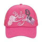 baby girl 8 cap pink