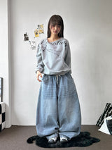 Catch Balloon Carpenter Basic Denim Pants 3color