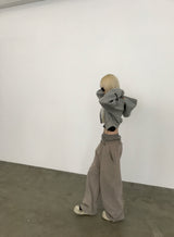 トランクレイヤードワイドパンツ