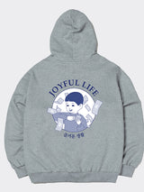 ジョイフルライフフーディー (Gray)