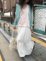 Tiered Long Skirt