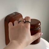 レターリング / [CCNMADE] LETTER RING 2 (NAVY)