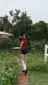 BEST Red Like Short Sleeve Tee