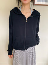 Hona Summer Loose Fit Cool Span Hood Zip-Up