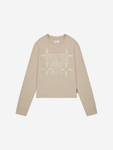 1/2 S.T.C. ライティングロゴロングスリーブ (BEIGE)