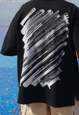 ポスオーバーフィットハーフTシャツ