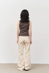 (W) ショップベーシックブーツカットパンツ (2color)