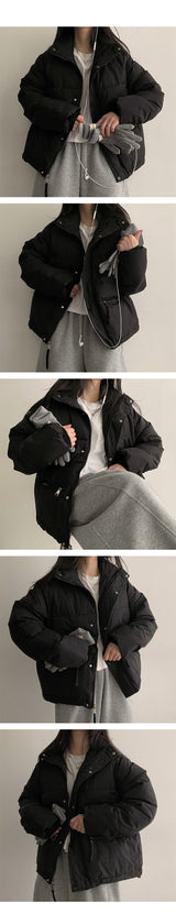 Ravin Reglan Zipper Short Down Jacket