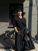 Avan straight rivet slacks