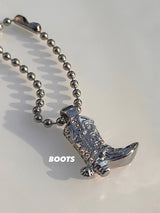 [3YPE] SILVER Chain Ball Keyring / TREEFORFIVE345