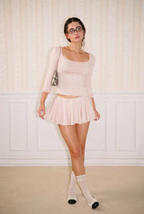 Estelle rose skirt