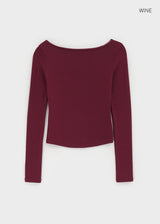 [MADE] Lemedy Boat Neck Long Sleeve T-shirt