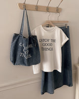 Kin denim 3piece set
