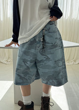 CAMO HALF BERMUDA PANTS