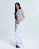 Line Stud Stringpants - White Oatmeal