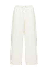  Side line track pants (ivory)