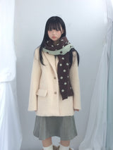Hairy cream jacket