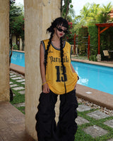 [UNISEX] Sporty Rugby Basketball Mash Oversized Fit Sleeveless